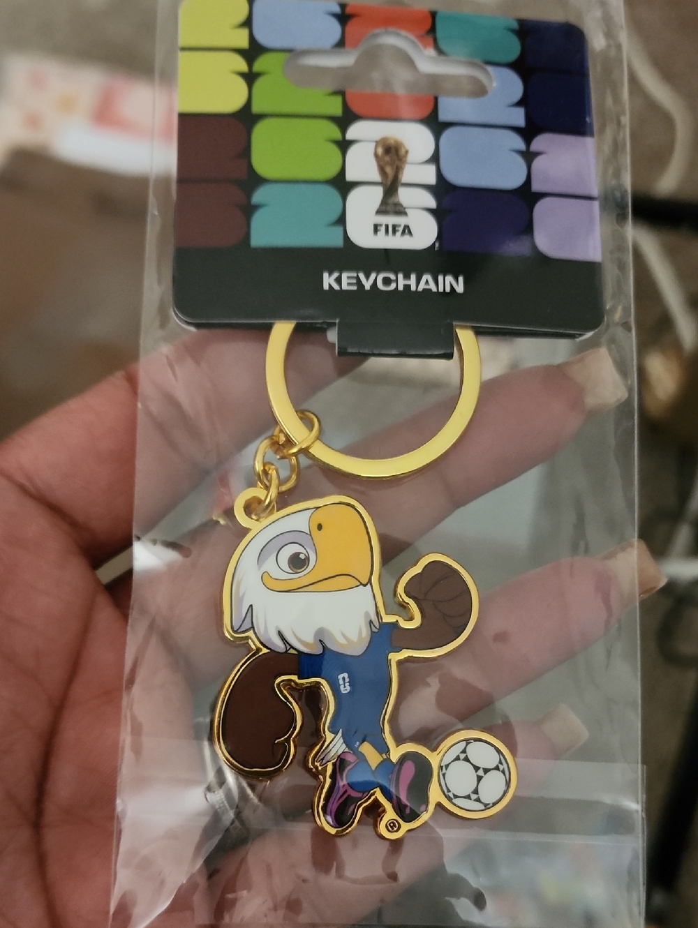 FIFA Eagle Mascot Keychain